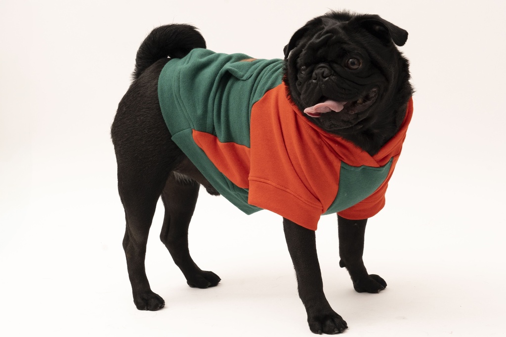 Sudadero Verde -Naranja 